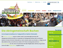 Tablet Screenshot of aktivgemeinschaft-buchen.de